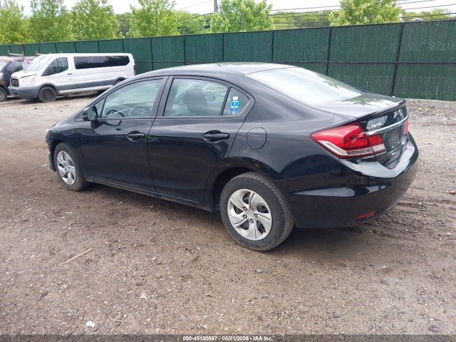 2013 Honda Civic Lx მანქანა იყიდება აუქციონზე, vin: 2HGFB2F5XDH592772, აუქციონის ნომერი: 45180597