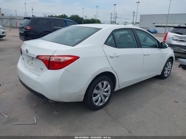 Aukcja sprzedaży 2018 Toyota Corolla Le, vin: 5YFBURHE4JP771649, numer aukcji: 45180630