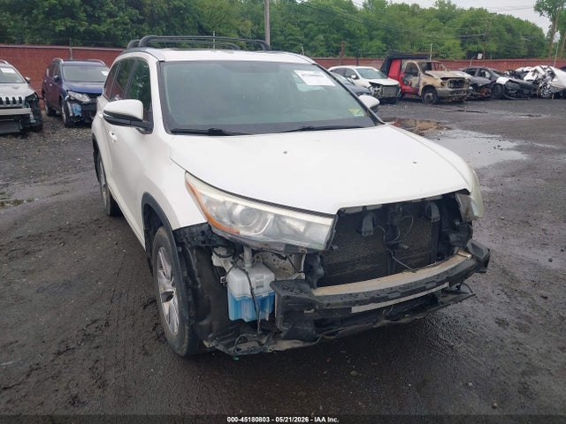 Aukcja sprzedaży 2015 Toyota Highlander Xle V6, vin: 5TDJKRFH4FS123242, numer aukcji: 45180803