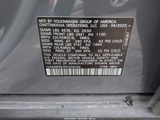 1V25MPE87PC030296 Volkswagen Id.4 S