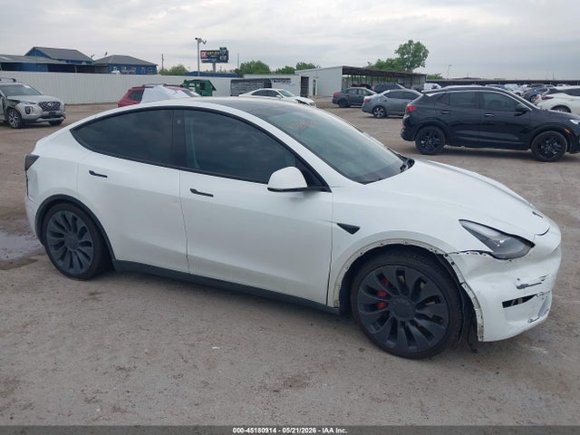 45180914 :رقم المزاد ، 5YJYGDEF6MF302709 vin ، 2021 Tesla Model Y Performance Dual Motor All-wheel Drive مزاد بيع