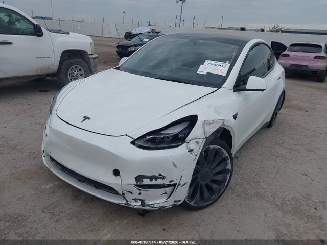 45180914 :رقم المزاد ، 5YJYGDEF6MF302709 vin ، 2021 Tesla Model Y Performance Dual Motor All-wheel Drive مزاد بيع