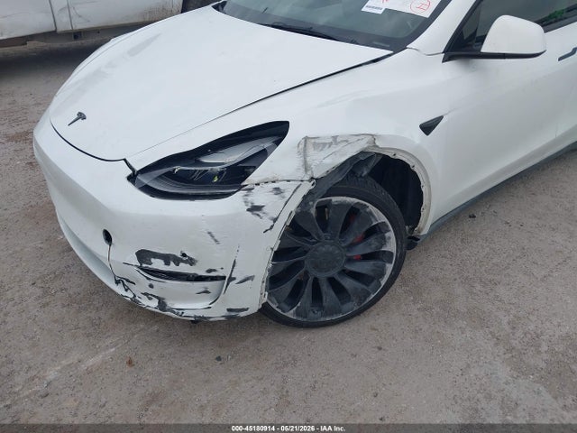 45180914 :رقم المزاد ، 5YJYGDEF6MF302709 vin ، 2021 Tesla Model Y Performance Dual Motor All-wheel Drive مزاد بيع