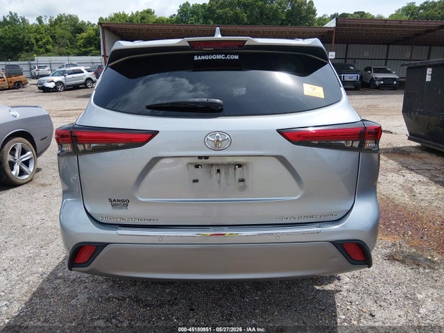 5TDFZRBH8MS149542 Toyota Highlander Platinum