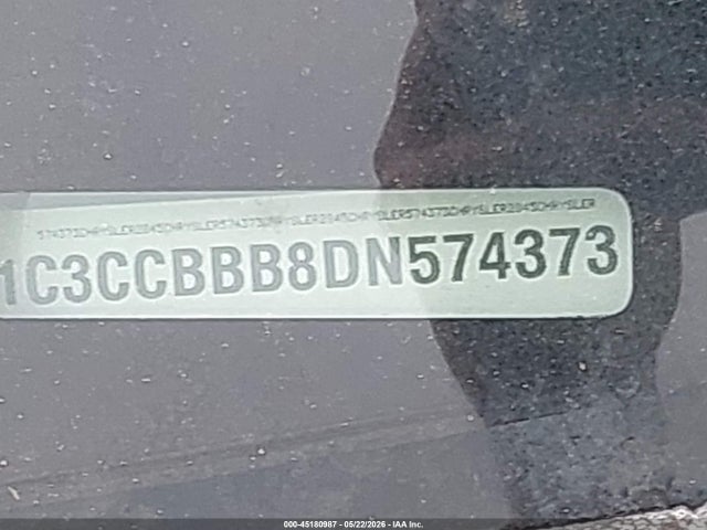 45180987 :رقم المزاد ، 1C3CCBBB8DN574373 vin ، 2013 Chrysler 200 Touring مزاد بيع