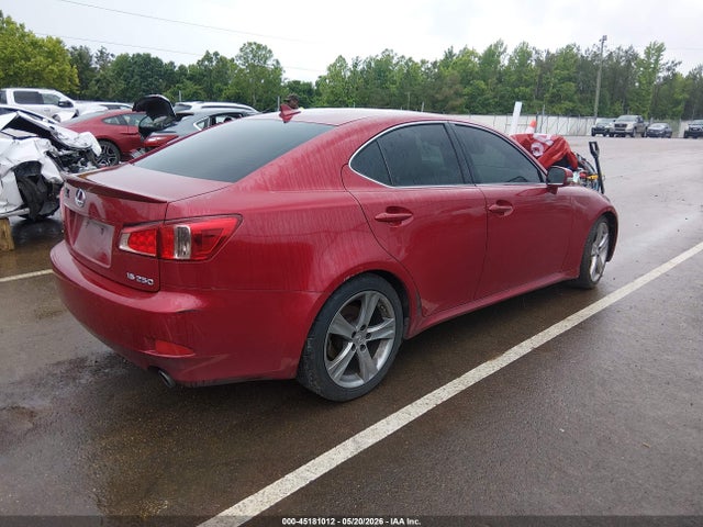 45181012 :رقم المزاد ، JTHBF5C20B5137428 vin ، 2011 Lexus Is 250 مزاد بيع