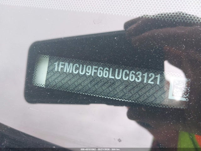 2020 Ford Escape S მანქანა იყიდება აუქციონზე, vin: 1FMCU9F66LUC63121, აუქციონის ნომერი: 45181062