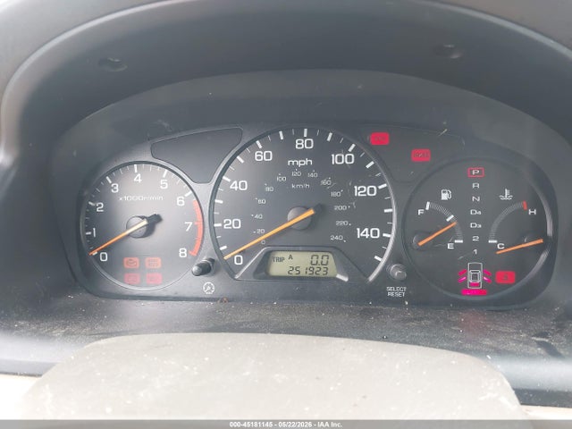 45181145 :رقم المزاد ، 1HGCG16521A009670 vin ، 2001 Honda Accord 3.0 Ex مزاد بيع