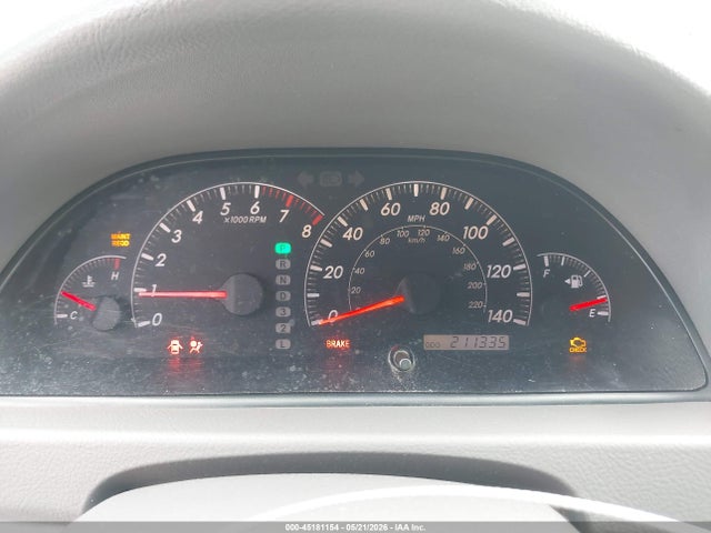 45181154 :رقم المزاد ، 4T1BE32K15U502215 vin ، 2005 Toyota Camry Le مزاد بيع