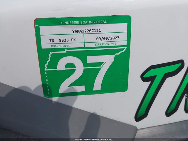Aukcja sprzedaży 2021 Yamaha Vx110 Deluxe, vin: YAMA1226C121, numer aukcji: 45181269