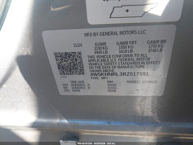 4W5KHNRL3RZ517591 Acura Zdx A-spec