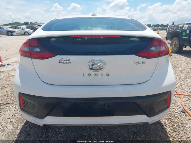 45181332 :رقم المزاد ، KMHC75LC4JU060266 vin ، 2018 Hyundai Ioniq Hybrid Sel مزاد بيع
