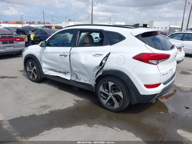 2016 Hyundai Tucson Limited მანქანა იყიდება აუქციონზე, vin: KM8J33A22GU265773, აუქციონის ნომერი: 45181340