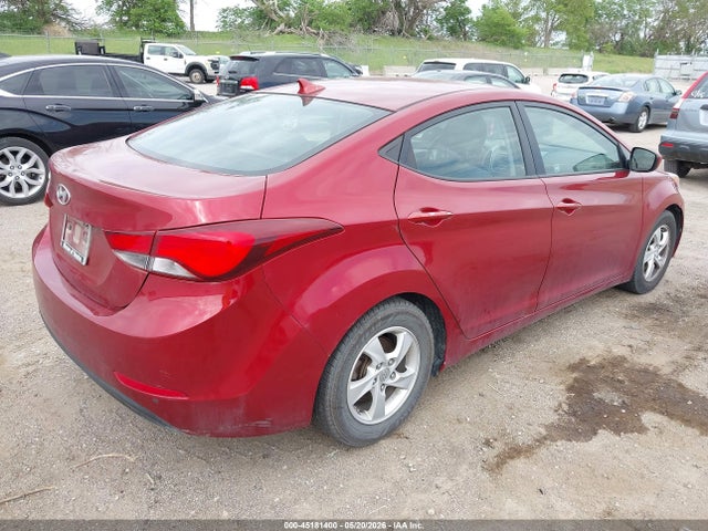 2014 Hyundai Elantra Se მანქანა იყიდება აუქციონზე, vin: 5NPDH4AE2EH539712, აუქციონის ნომერი: 45181400