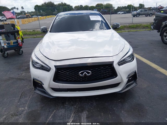 2018 Infiniti Q50 3.0t Red Sport 400 მანქანა იყიდება აუქციონზე, vin: JN1FV7AR4JM480039, აუქციონის ნომერი: 45181436