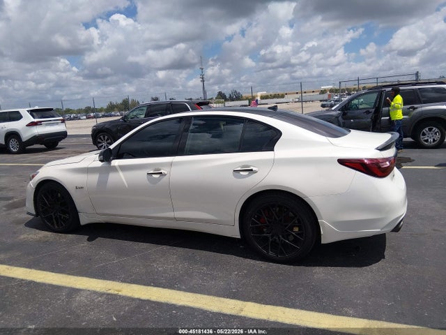 2018 Infiniti Q50 3.0t Red Sport 400 მანქანა იყიდება აუქციონზე, vin: JN1FV7AR4JM480039, აუქციონის ნომერი: 45181436