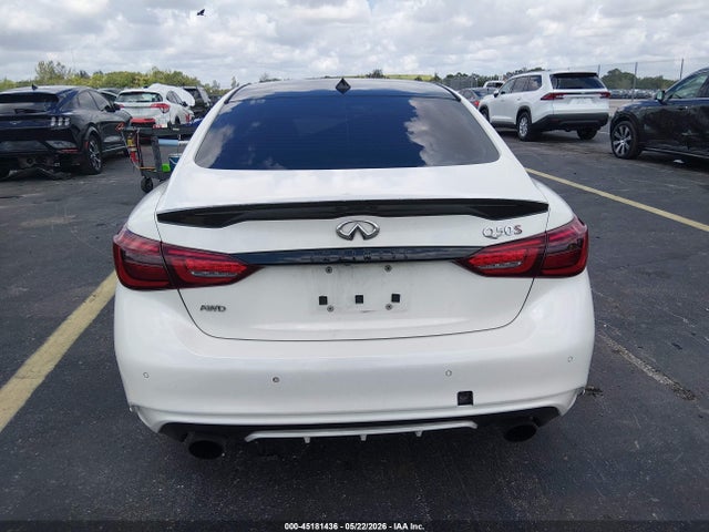 2018 Infiniti Q50 3.0t Red Sport 400 მანქანა იყიდება აუქციონზე, vin: JN1FV7AR4JM480039, აუქციონის ნომერი: 45181436