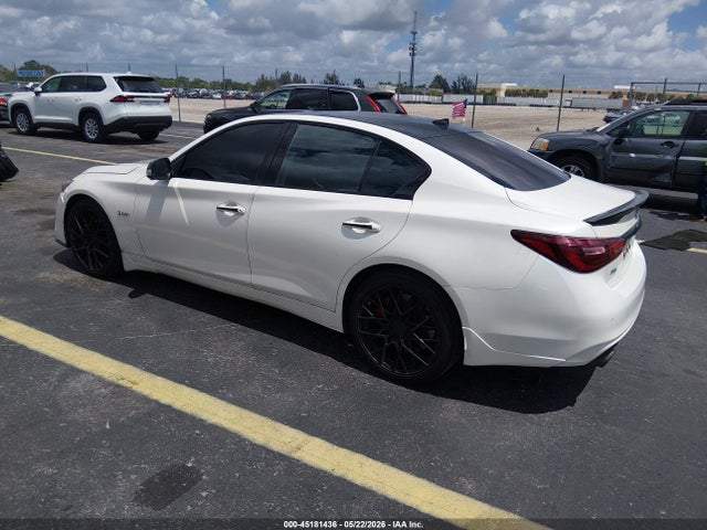 2018 Infiniti Q50 3.0t Red Sport 400 მანქანა იყიდება აუქციონზე, vin: JN1FV7AR4JM480039, აუქციონის ნომერი: 45181436