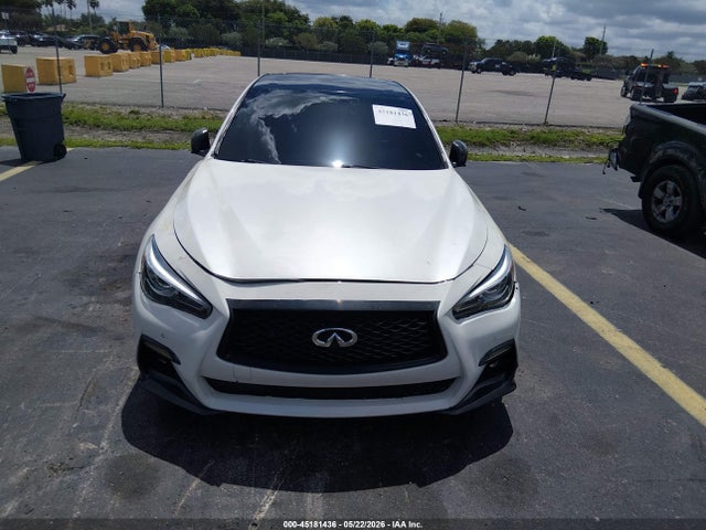 2018 Infiniti Q50 3.0t Red Sport 400 მანქანა იყიდება აუქციონზე, vin: JN1FV7AR4JM480039, აუქციონის ნომერი: 45181436
