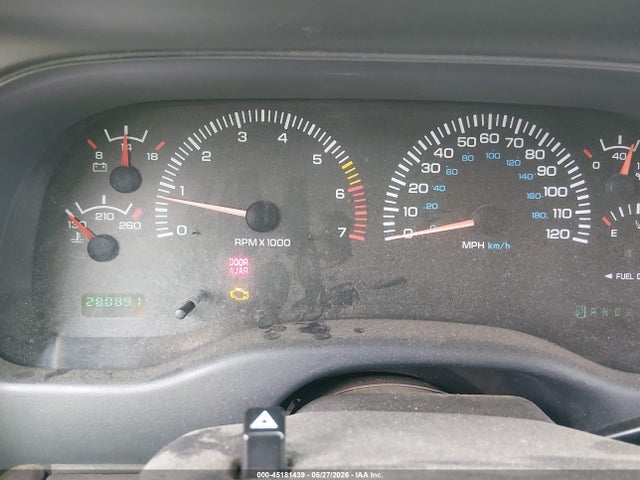 45181439 :رقم المزاد ، 1B4HS28N0YF134361 vin ، 2000 Dodge Durango مزاد بيع