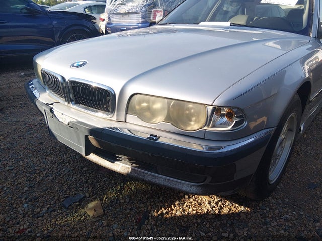 2001 Bmw 740il მანქანა იყიდება აუქციონზე, vin: WBAGH834X1DP25309, აუქციონის ნომერი: 45181549