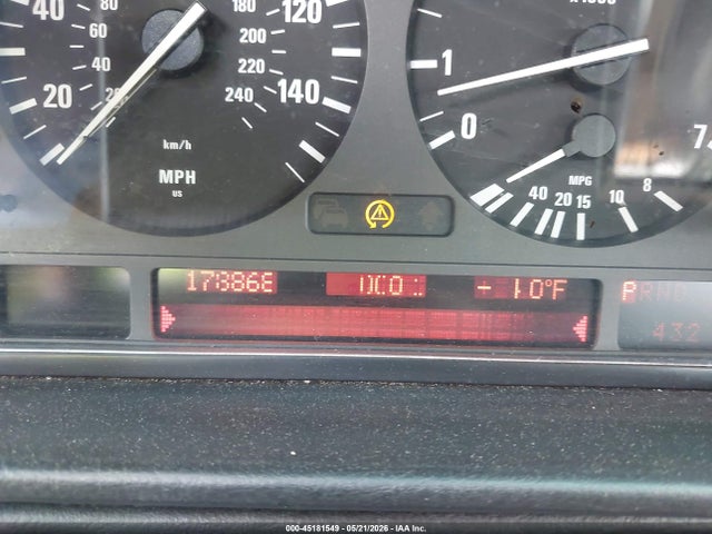 2001 Bmw 740il მანქანა იყიდება აუქციონზე, vin: WBAGH834X1DP25309, აუქციონის ნომერი: 45181549
