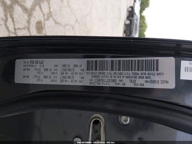 Продаж на аукціоні авто 2018 Ram 1500 Tradesman  4x4 5'7 Box, vin: 1C6RR7KG1JS315869, номер лоту: 45181564