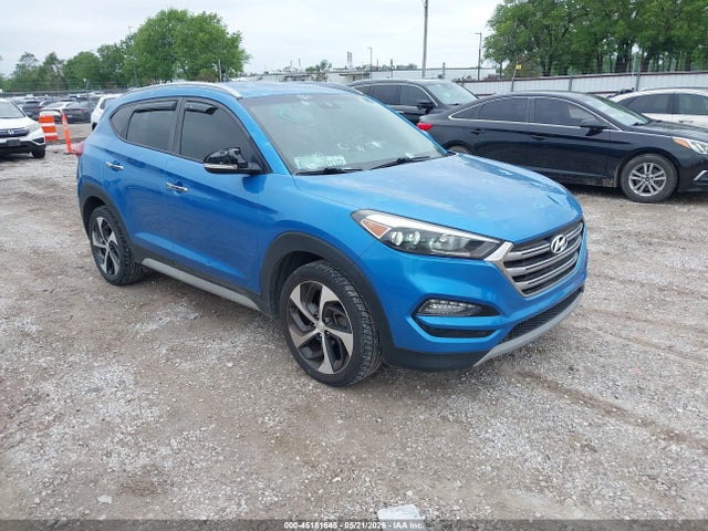 2018 Hyundai Tucson Limited მანქანა იყიდება აუქციონზე, vin: KM8J3CA25JU715388, აუქციონის ნომერი: 45181645