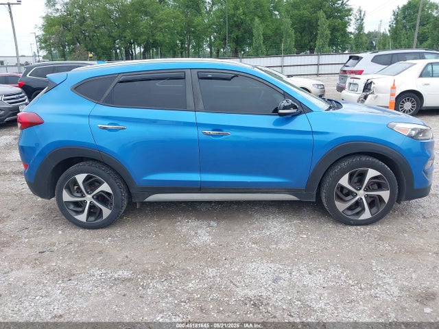 2018 Hyundai Tucson Limited მანქანა იყიდება აუქციონზე, vin: KM8J3CA25JU715388, აუქციონის ნომერი: 45181645