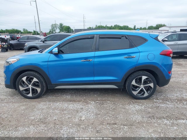 2018 Hyundai Tucson Limited მანქანა იყიდება აუქციონზე, vin: KM8J3CA25JU715388, აუქციონის ნომერი: 45181645
