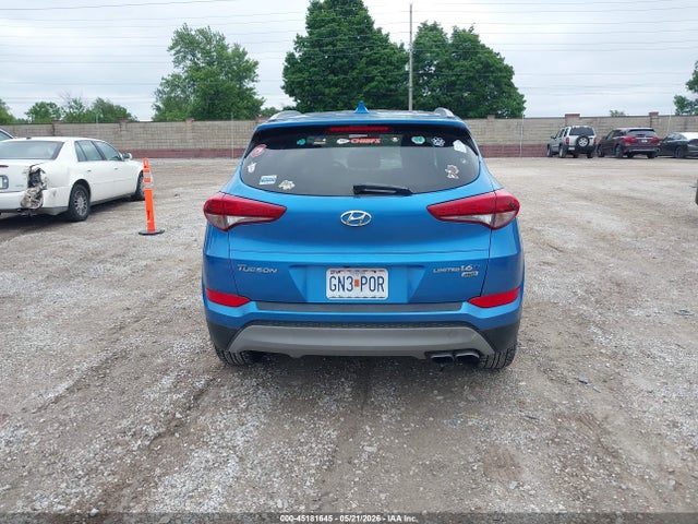 2018 Hyundai Tucson Limited მანქანა იყიდება აუქციონზე, vin: KM8J3CA25JU715388, აუქციონის ნომერი: 45181645