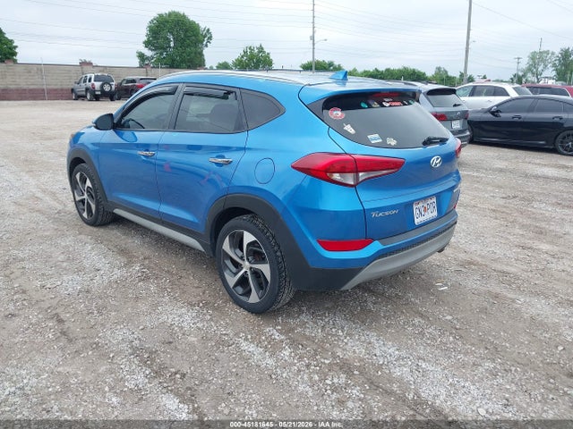 2018 Hyundai Tucson Limited მანქანა იყიდება აუქციონზე, vin: KM8J3CA25JU715388, აუქციონის ნომერი: 45181645