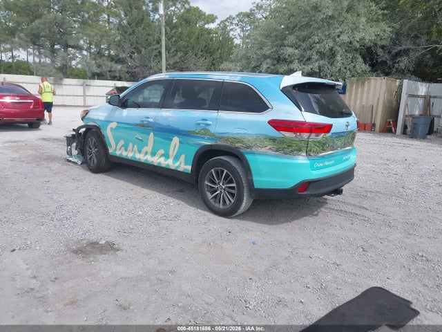 Продажа на аукционе авто 2019 Toyota Highlander Xle, vin: 5TDKZRFH5KS559978, номер лота: 45181686