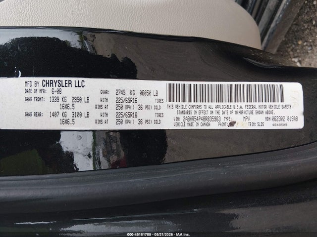 Продаж на аукціоні авто 2012 Chrysler Town & Country Touring-l, vin: 2C4RC1CG5CR118357, номер лоту: 45181705