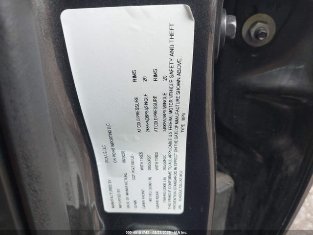 Dodge Durango R/t 2020 1C4SDJCT2LC431032 Image 9