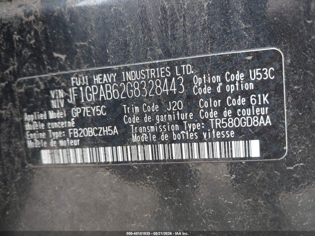 Subaru Impreza 2.0i Premium 2016 JF1GPAB62G8328443 Image 9
