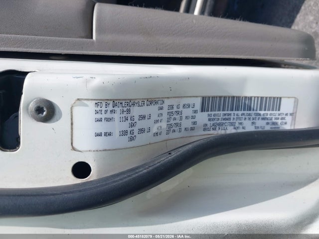 45182079 :رقم المزاد ، 1J4G248S8YC172822 vin ، 2000 Jeep Grand Cherokee Laredo مزاد بيع