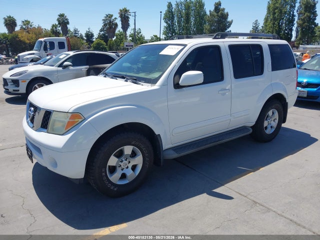 2007 Nissan Pathfinder Le/se/xe მანქანა იყიდება აუქციონზე, vin: 5N1AR18U27C621008, აუქციონის ნომერი: 45182130