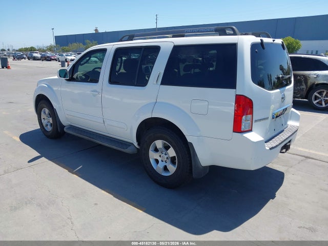 2007 Nissan Pathfinder Le/se/xe მანქანა იყიდება აუქციონზე, vin: 5N1AR18U27C621008, აუქციონის ნომერი: 45182130