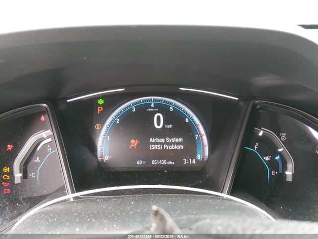 2019 Honda Civic Ex მანქანა იყიდება აუქციონზე, vin: SHHFK7H60KU214169, აუქციონის ნომერი: 45182159