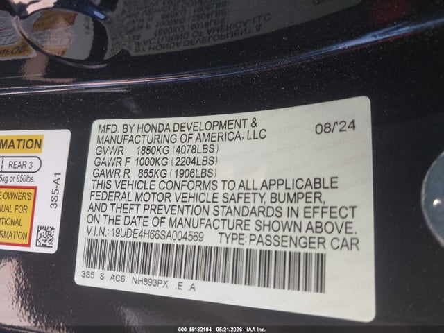 Acura Integra A-spec Technology 2025 19UDE4H66SA004569 Image 9
