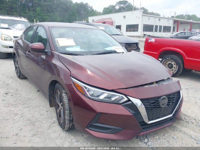 45182289 :رقم المزاد ، 3N1AB8CV2MY265750 vin ، 2021 Nissan Sentra Sv Xtronic Cvt مزاد بيع