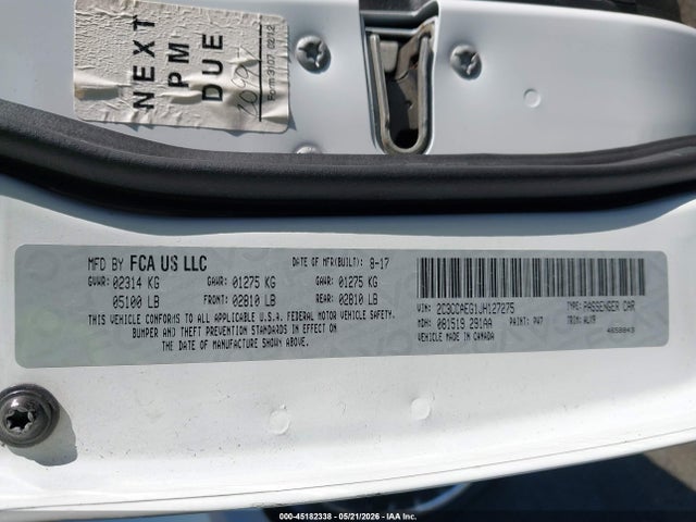 Chrysler 300 Limited 2018 2C3CCAEG1JH127275 Image 9