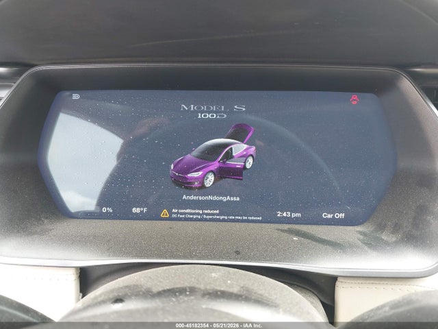 45182354 :رقم المزاد ، 5YJSA1E26JF284825 vin ، 2018 Tesla Model S 100d/75d/p100d مزاد بيع