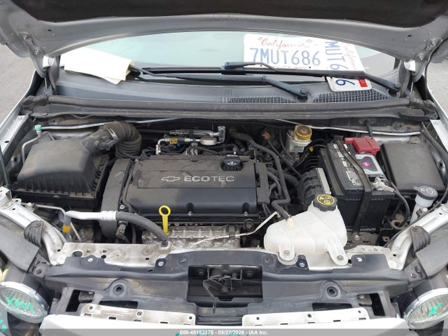 2015 Chevrolet Sonic Ls Auto მანქანა იყიდება აუქციონზე, vin: 1G1JA6SH6F4160465, აუქციონის ნომერი: 45182375