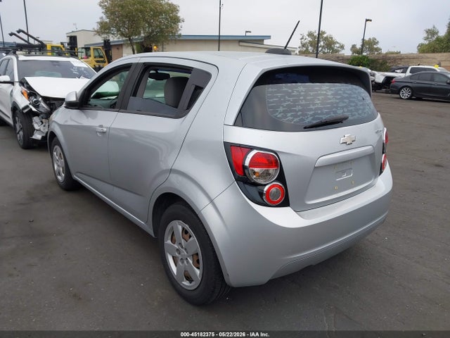 2015 Chevrolet Sonic Ls Auto მანქანა იყიდება აუქციონზე, vin: 1G1JA6SH6F4160465, აუქციონის ნომერი: 45182375