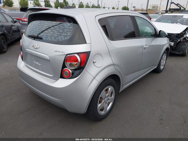 2015 Chevrolet Sonic Ls Auto მანქანა იყიდება აუქციონზე, vin: 1G1JA6SH6F4160465, აუქციონის ნომერი: 45182375