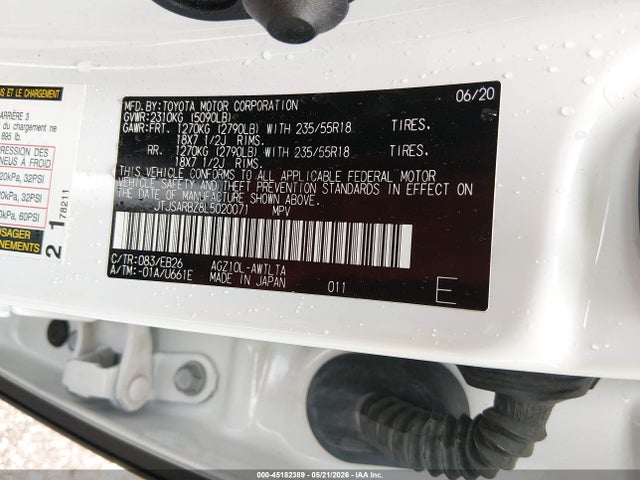 Продажа на аукционе авто 2020 Lexus Nx 300 F Sport, vin: JTJSARBZ8L5020071, номер лота: 45182389