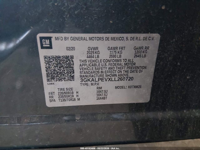 GMC Terrain Fwd Slt 2020 3GKALPEVXLL260720 Image 9