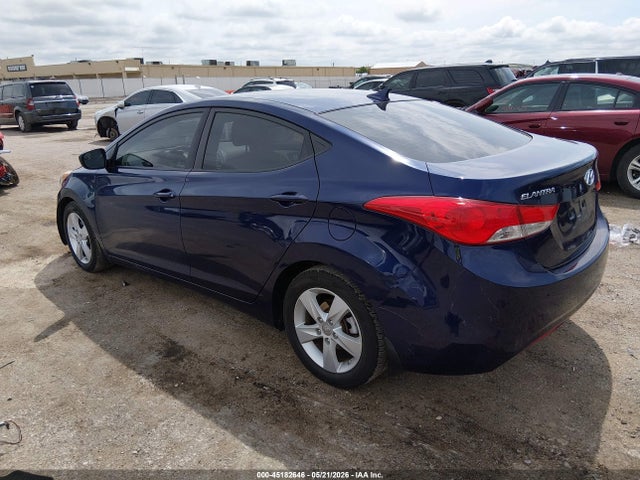 2013 Hyundai Elantra Gls მანქანა იყიდება აუქციონზე, vin: 5NPDH4AE3DH275981, აუქციონის ნომერი: 45182646